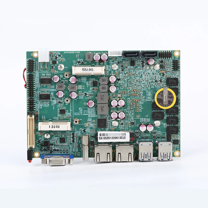 Встроенная Материнская плата Skylake-u 2 гигабитный эфирный мини-ПК безвентиляторная