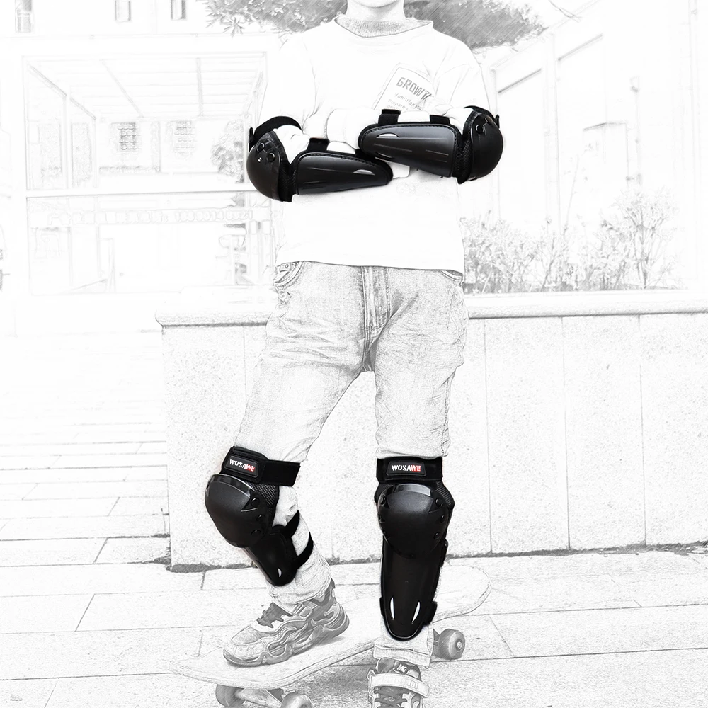 Детские наколенники WOSAWE для горных мотоциклов велосипедные катания на коньках