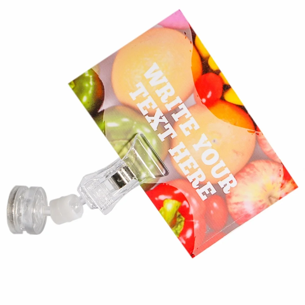 Универсальный магнитный зажим для рекламных надписей рекламный ценник знаков