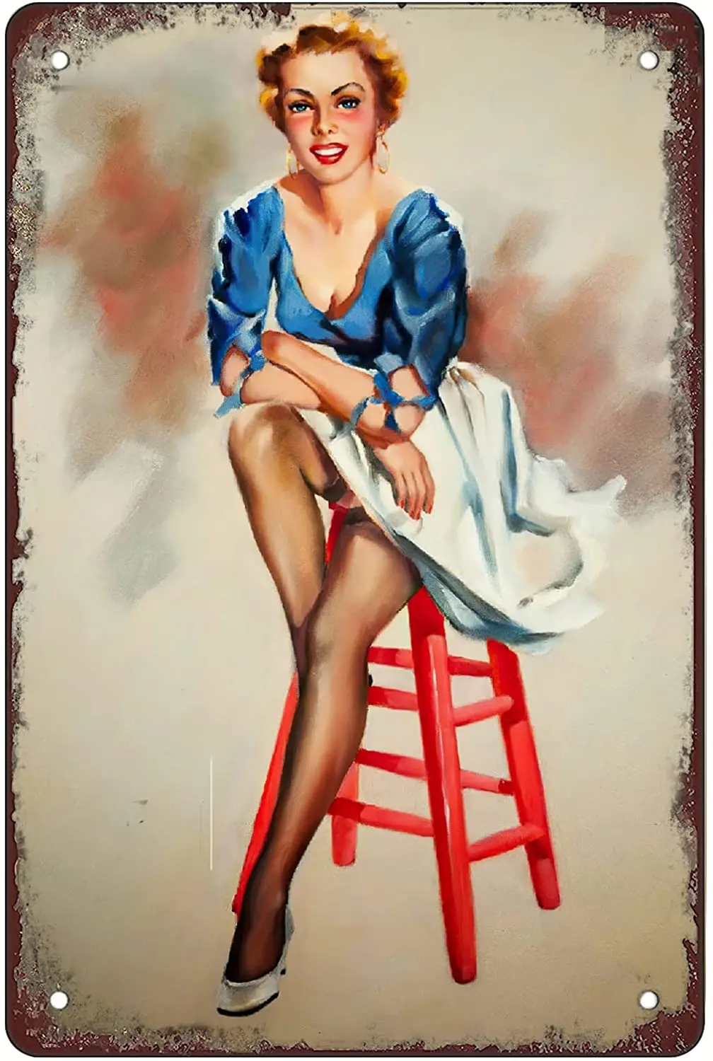 Ретро забавные металлические знаки листовые жестяная вывеска пристегивающаяся