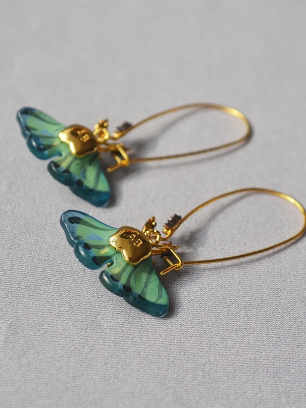 European and American Fashion Brand Pure Original $95 Design Hand-Painted Green Flng Personali T...