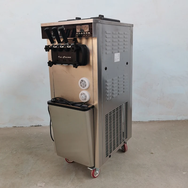 

Commercial Soft Ice Cream Making Machine Three Flavors Ice Cream Maker