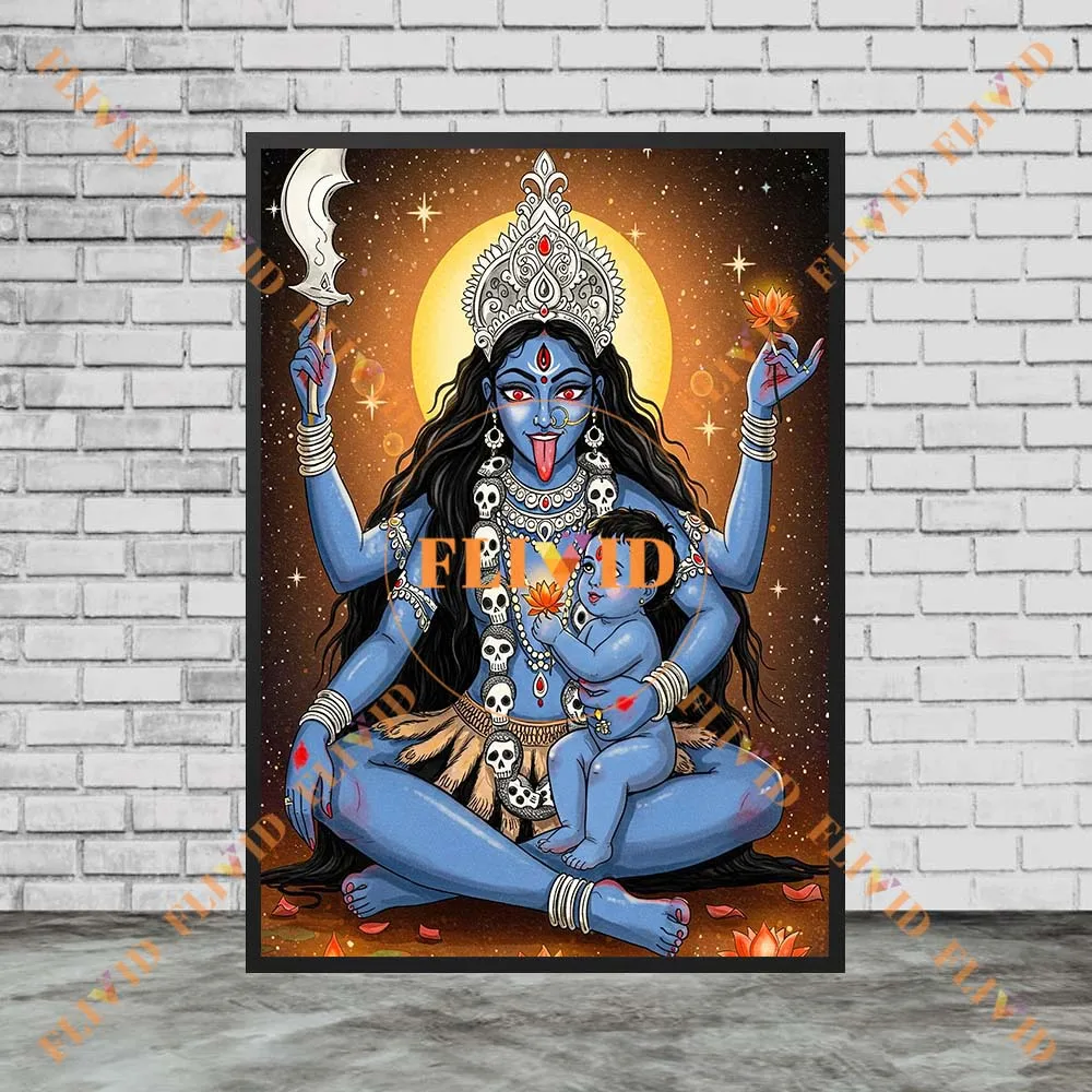 

Настенное панно "Индуизм Богиня Кали Шива Парвати"