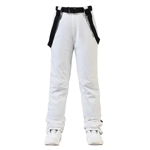 Горные водонепроницаемые лыжные штаны для мужчин и женщин уличные высококачественные ветрозащитные теплые зимние брюки зимние лыжные штаны для сноуборда