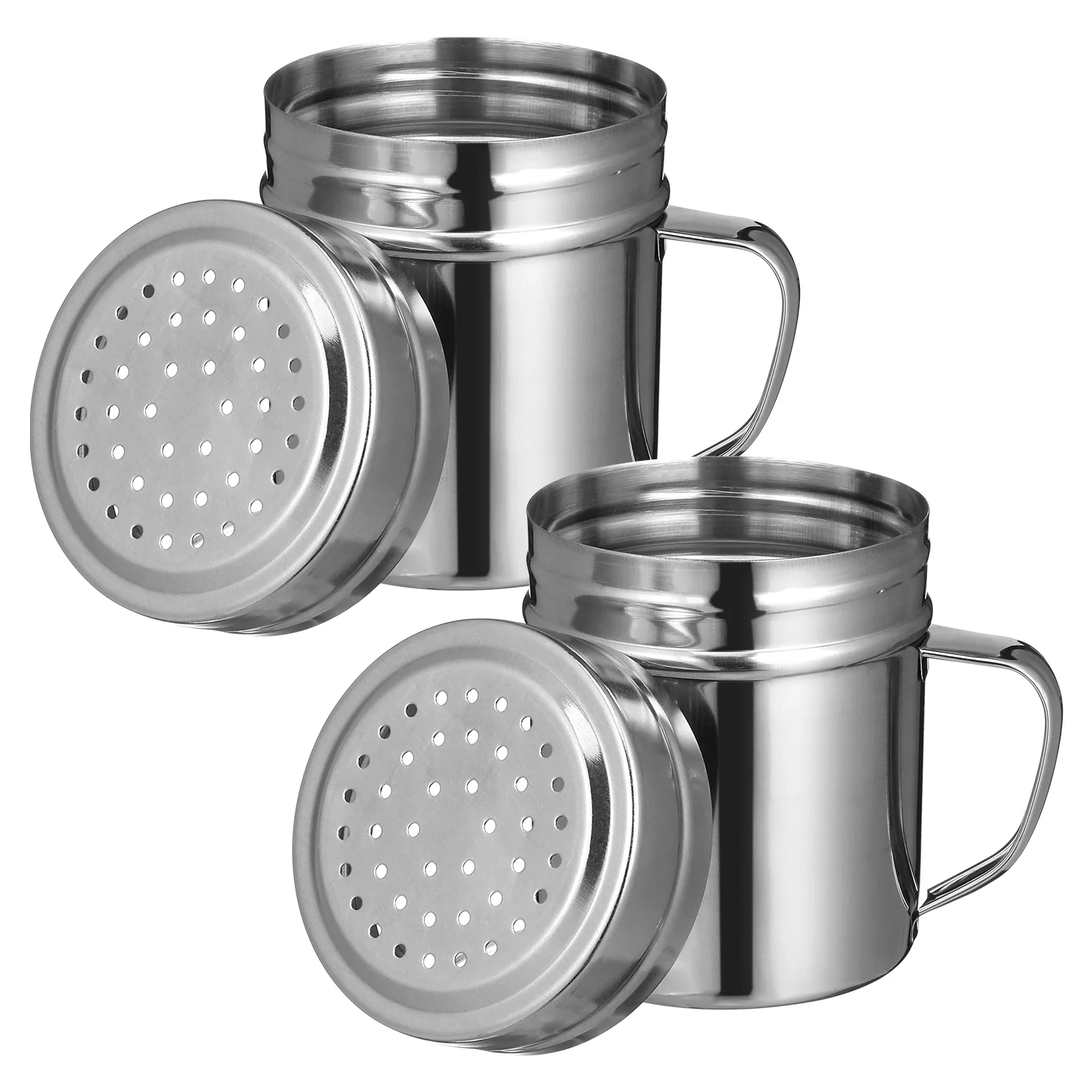 2 шт. шейкер для драги с крышкой дозатор сахара кофемолка бутылки приправ перца