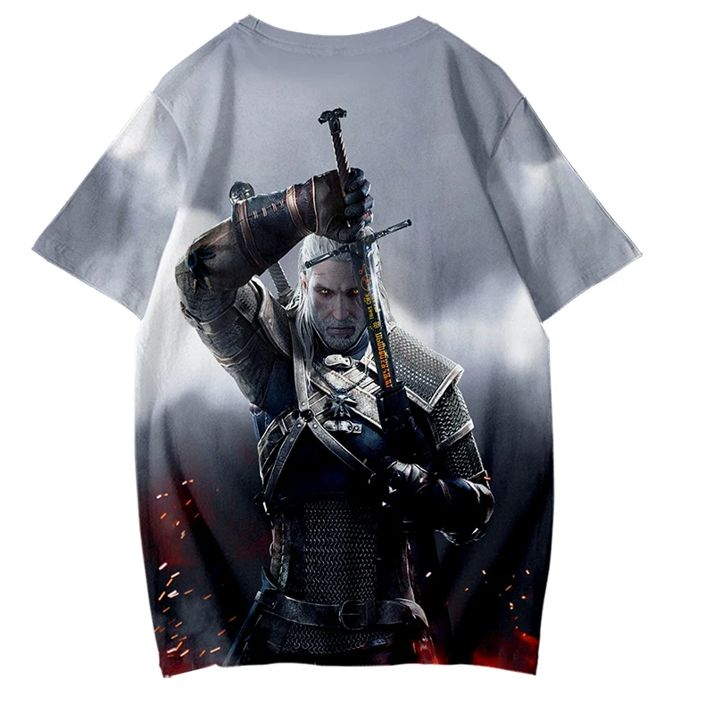 Футболка с коротким рукавом из аниме ведьер