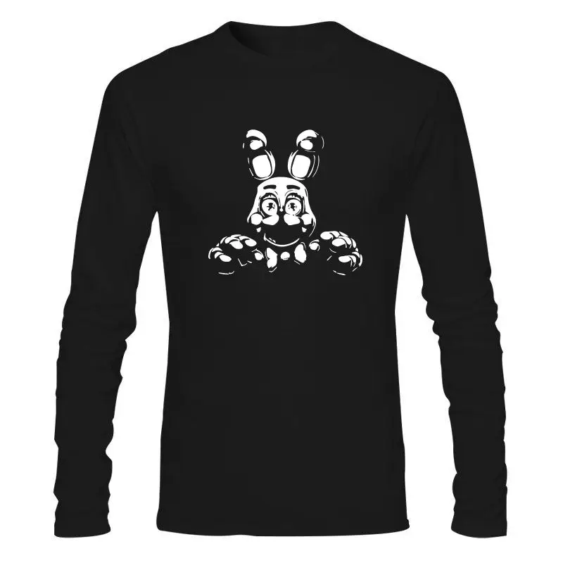 

Man Clothing Create Summer Bonnie Fnaf T Shirt For Mens 100% Cotton Letters Harajuku Tshirts White Streetwear Oversize S-5Xl