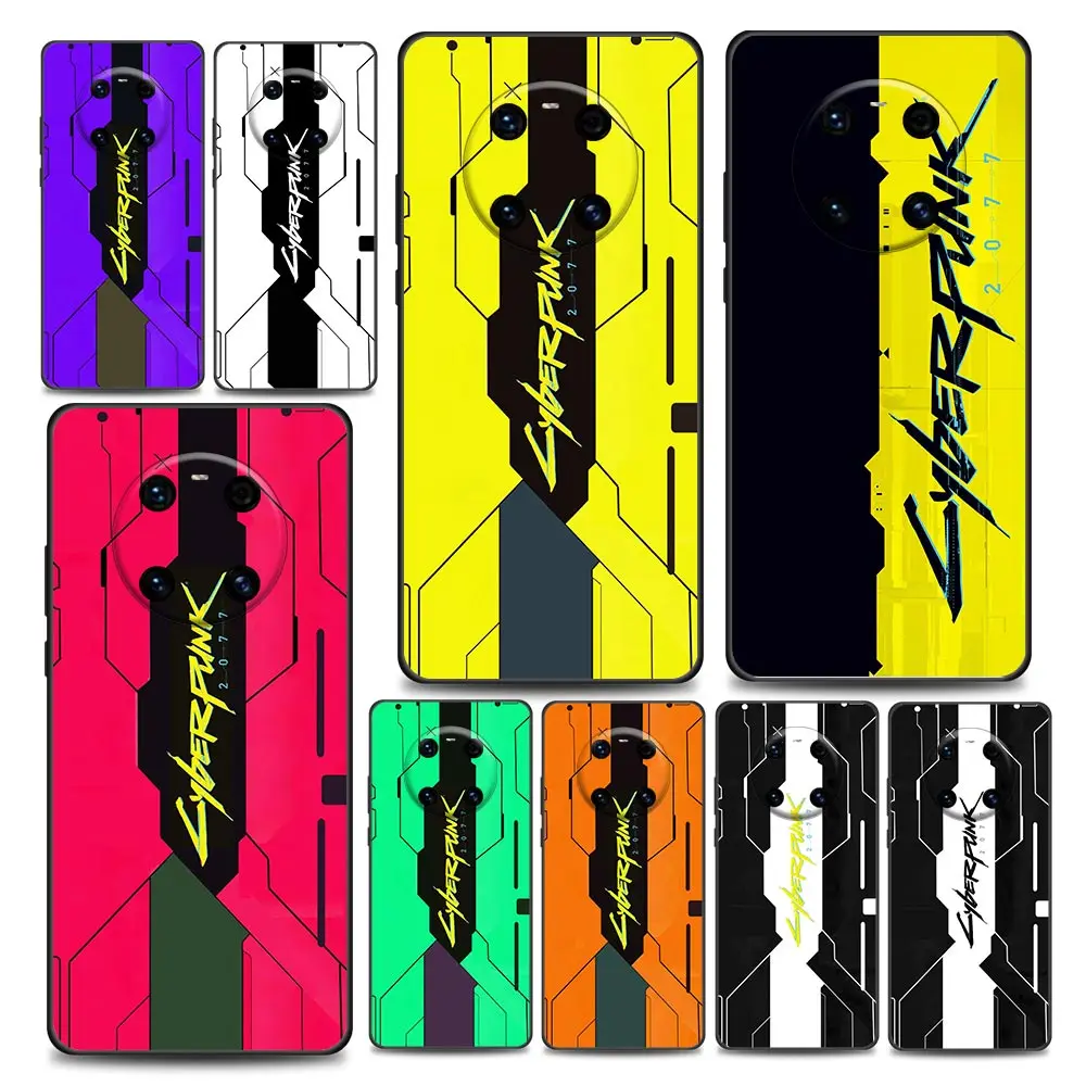 

Hot Game C-Cyberpunkes Huawei Case for Y6 Y7 Y9 2019 Y5p Y6p Y8s Y8p Y9a Y7a Mate 10 20 40 Pro RS Soft Silicone