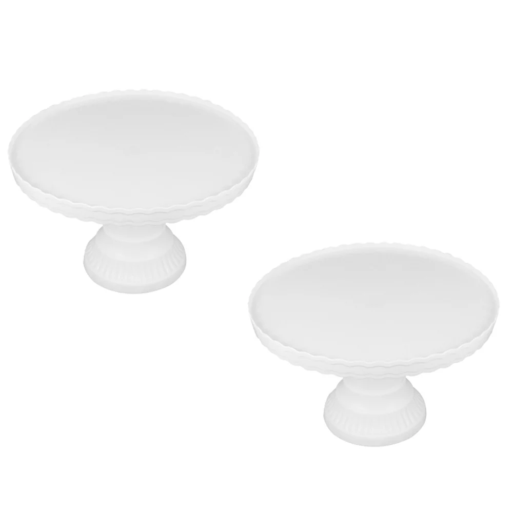 

Cake Stand Dessert Display Wedding Cupcake Holder Stands Round Tray Party White Plate Table Platter Serving Fruit Footed