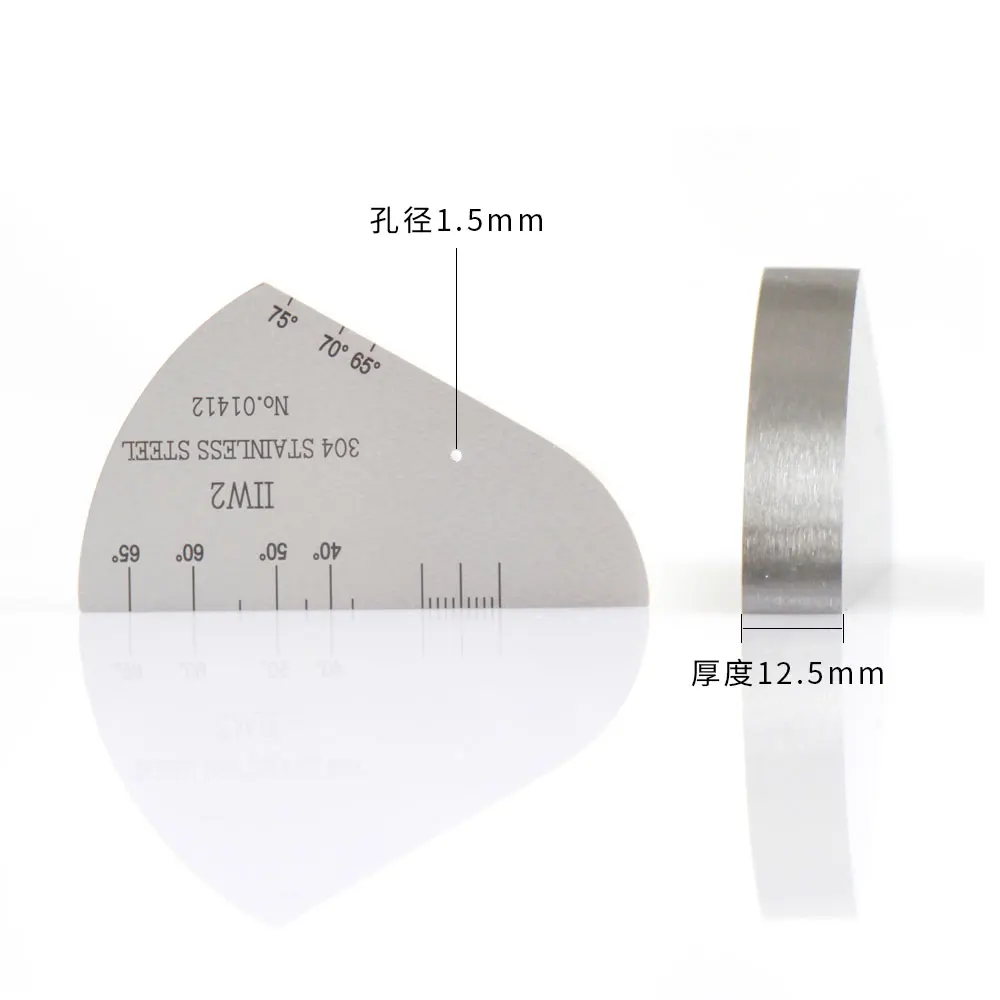 

stainless steel carbon steel hole 1.5mm 5mm thick 12.5mm 20mm 25mm ultrasonic calibration blocks v2 iiw2