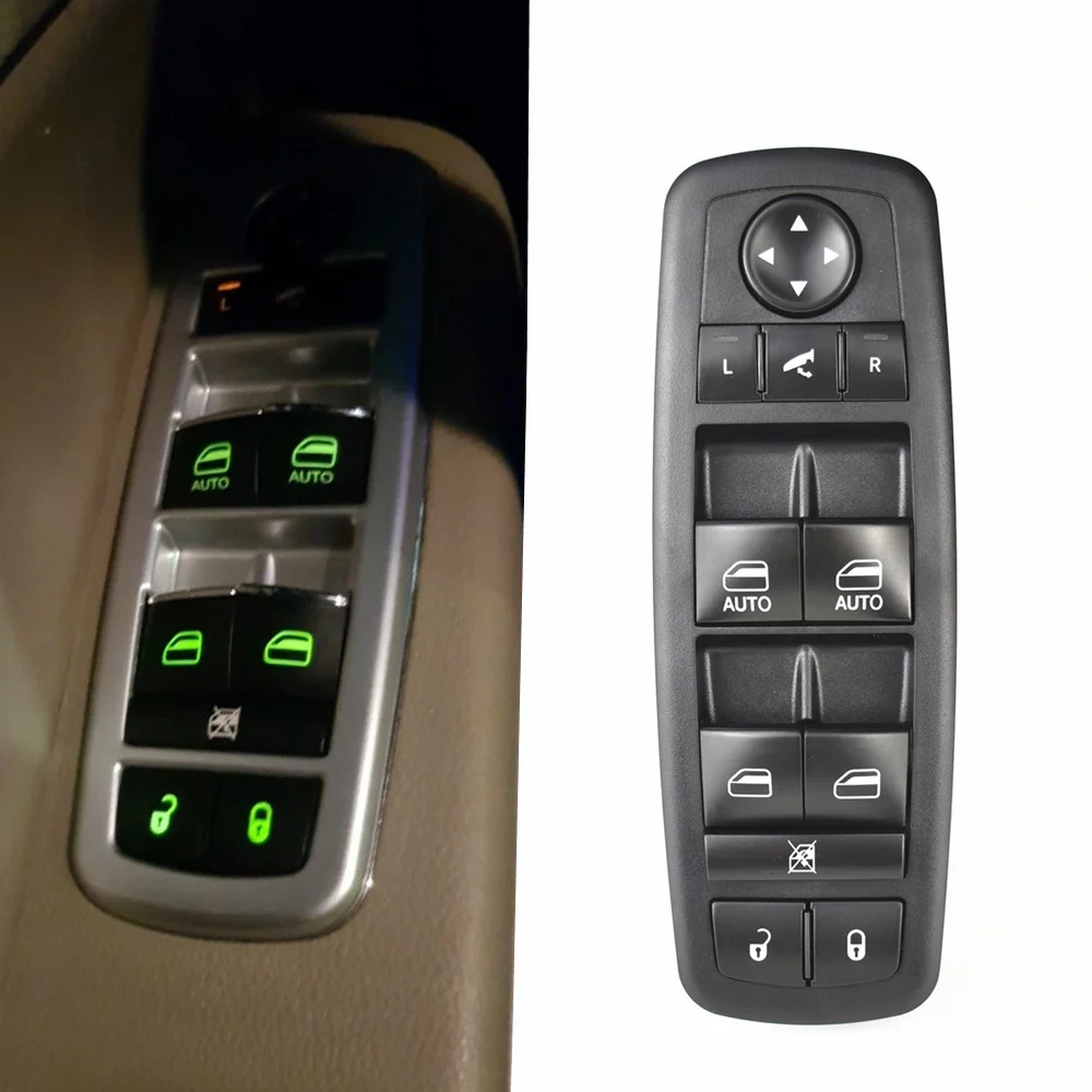 

New Front Left Electric Power Master Window Switch 68141890AA For Jeep Cherokee 2.4L 3.2L 2014 2015 2016 2017