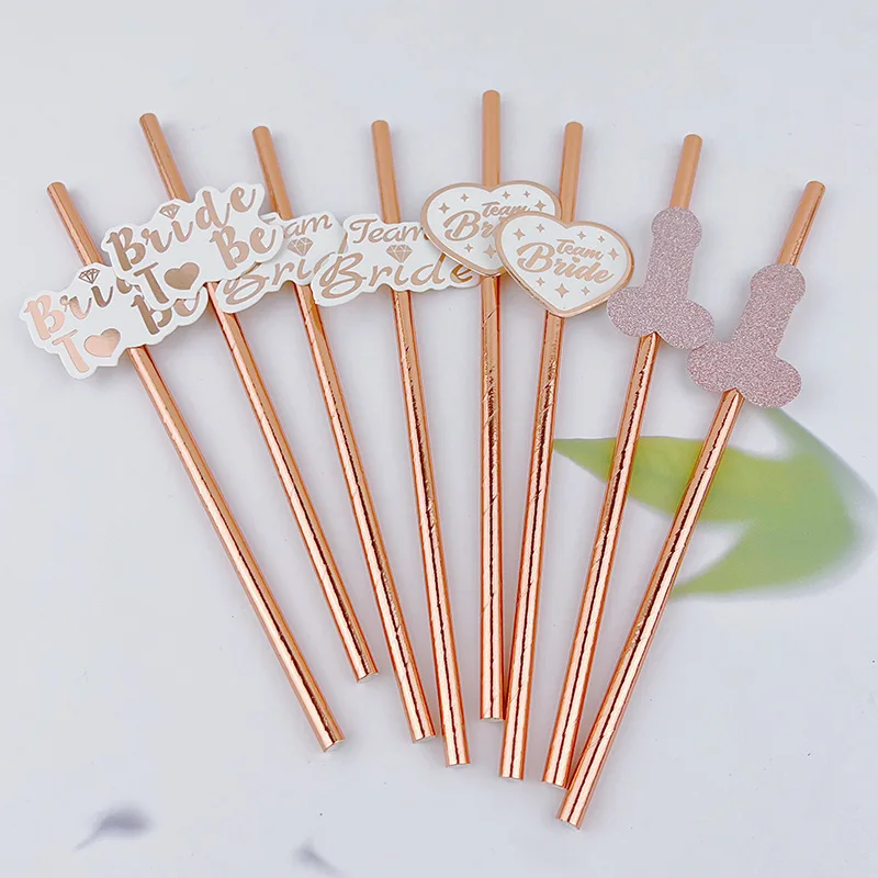 

Supply single parties weddings parties drinks decorative straws creative matching with biodegradable paper straws