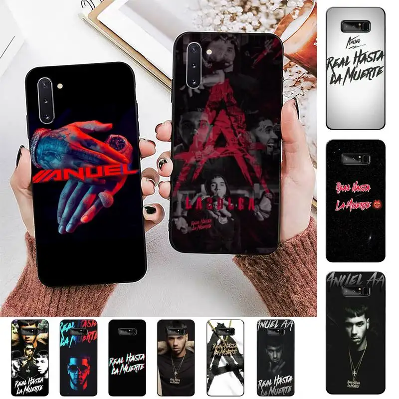

Anuel AA Real Hasta La Muerte Phone Case for Samsung Note 5 7 8 9 10 20 pro plus lite ultra A21 12 72