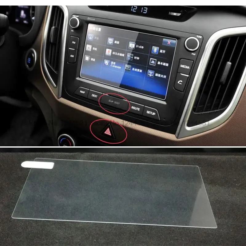 

Защитное стекло для Hyundai Creta IX25 2016 2017 2018 2019