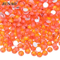 junao ss6 ss8 ss10 ss12 ss16 ss20 ss30 hyacinth color glass rhinestone flatback round stones non sewing strass art decoration