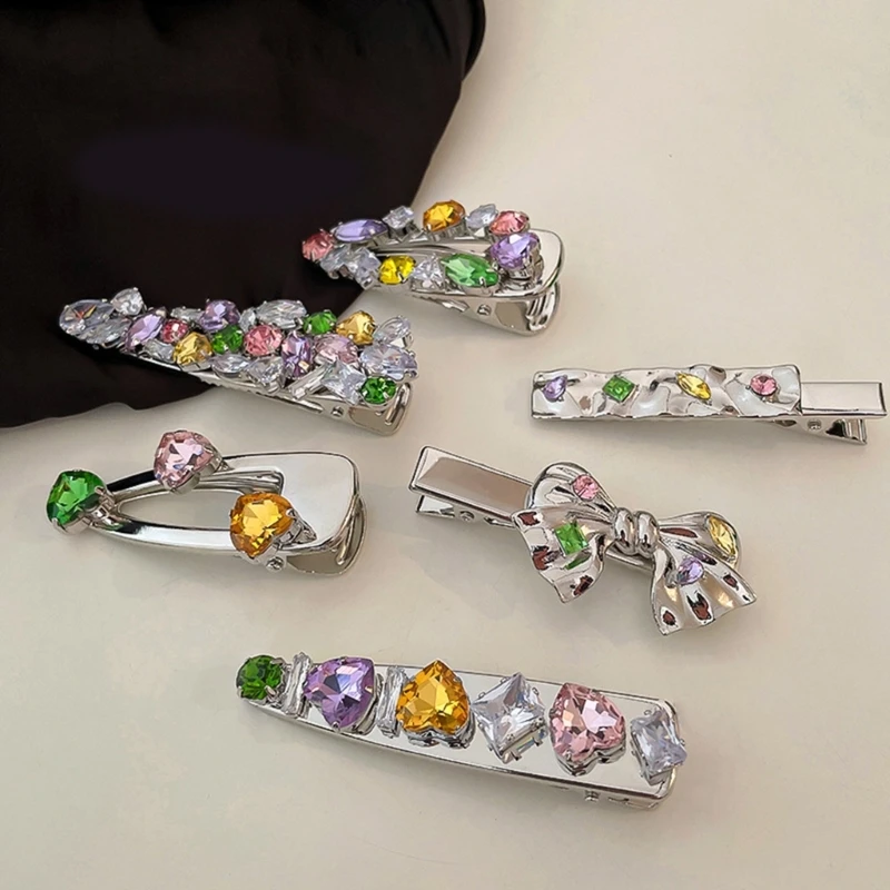 Ful Zircon Decors Hair Clip Multi-type Can Choose Hairpins For Teenagers
