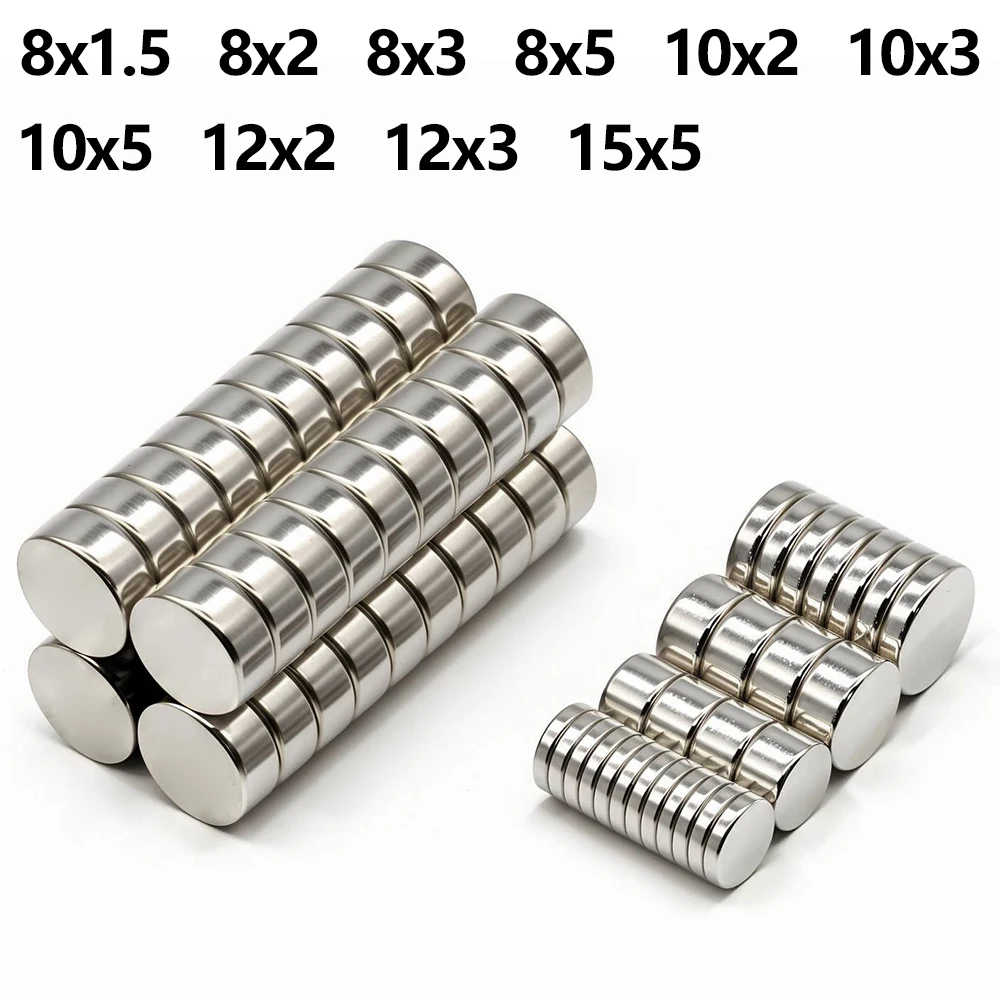 

Магниты для холодильника 8x1.5/8x2/8x3/8x5/10x2/10x3/10x5/12x2/12x3 мм