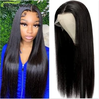 straight 360lace frontal wig synthetic natural hair cosplay 26 inch heat resistant hd lace front wigs 180 denisity glueless wig