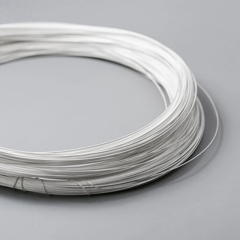 0.4-0.8mm 925 Sterling Silver Wire For Jewelry Making Metel Thread Silver Line For Necklace Bracelet Earring Making One Meter