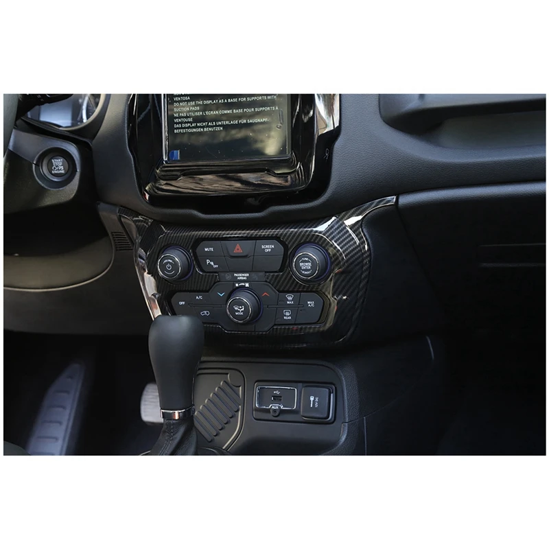Обшивка панели управления центральной консоли для аксессуаров Jeep Renegade 2018-2022 1 шт.