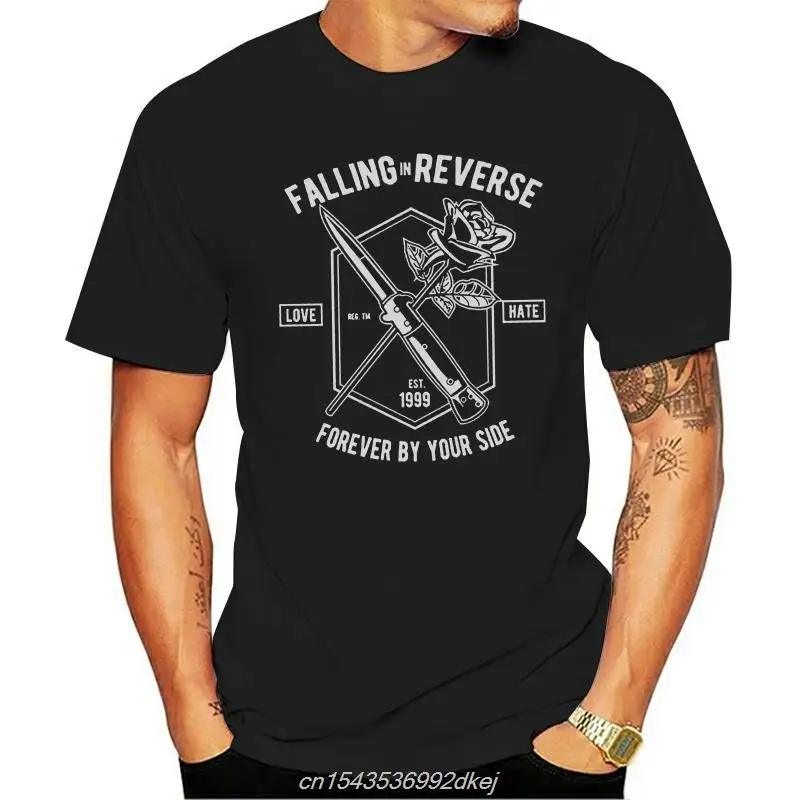 

Drewbacca Men'S Falling In Reverse T-Shirt Summer O Neck Tops Tee Shirt
