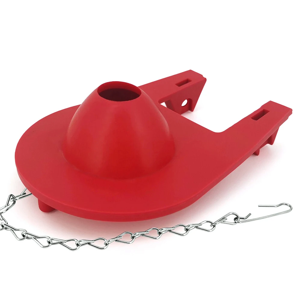 

Bathroom Fixture Toilet Parts Filling Valves Ultra High Performance Universal Rubber Red Flapper For 2-Inch Flush With Chain
