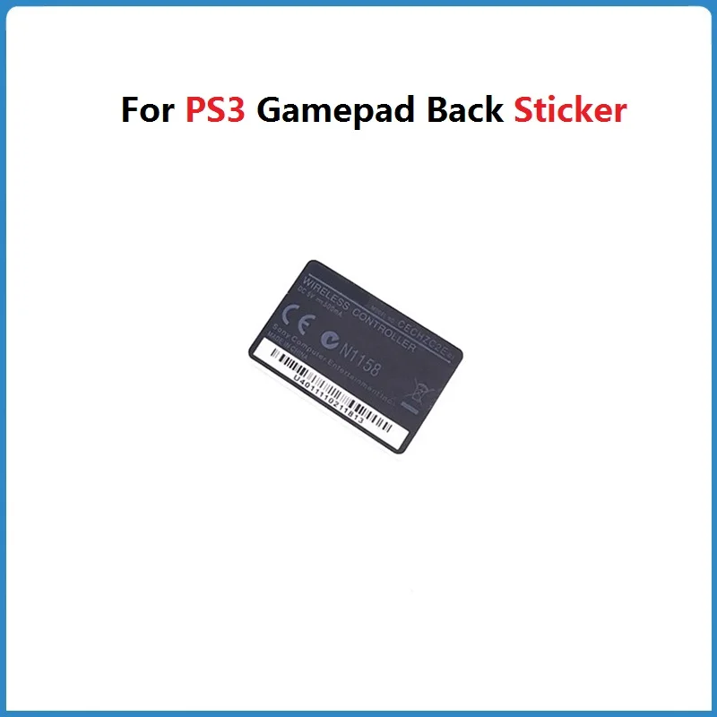 5Pcs/Set For PS3 Label Gamepad Back Sticker For Sony Playstation 3 Controller Wireless Handle Shell Sticker Repair Accessory