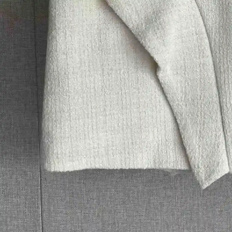 

Women Skirt 2023 Early Autumn New Style Ruffle Tweed A-line Skirt