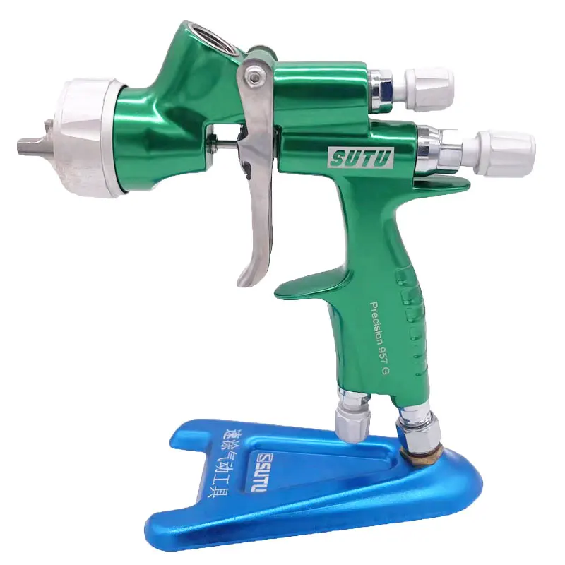 

SUTU 95 Series With Pot Spray Gun 1.3MM Nozzle Oil/Water Based Air Paint Spray Guns Painting Gun Airbrush High Quality