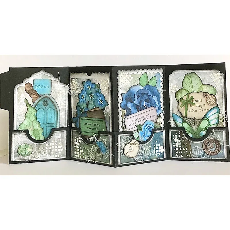 

Die-Cut Album Large Binder Set Surprise Gift Box Metal Cutting Die Scrapbook New Card Template Cutting Dies for Decoration