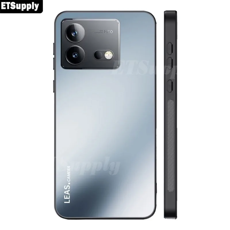 Противоударный чехол для lQOO Neo 7 8 9 Pro Роскошный силиконовый матовый AG neo iqoo Задняя