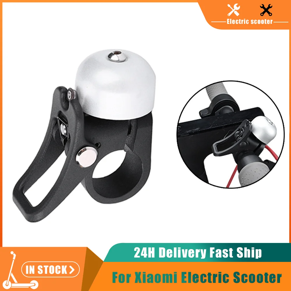 

Aluminum Alloy Universal Electric Scooter Handlebar Ring Bell Loud Crisp Horn With Screw For Xiaomi M365 Pro1S Skateboard Parts