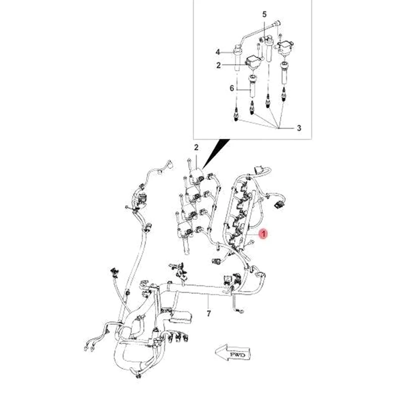 4 шт. детали двигателя для автомобиля двойные Иридиевые свечи зажигания