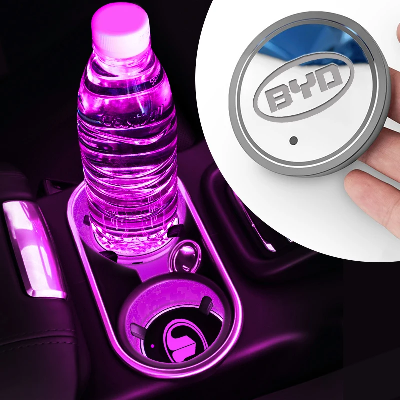 7 цветных светодиодных USB-подставок для Ford Mustang GT SHELBY Convertible Coupe, автомобильные аксессуары