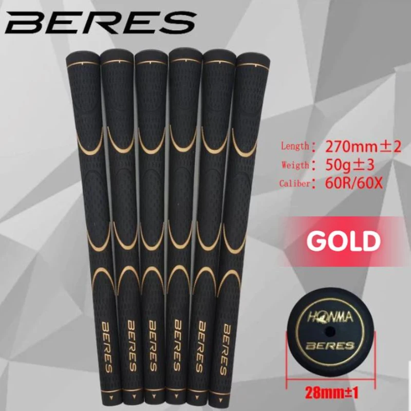 

2023 New Golf grip Honma beres high quality rubber Golf irons grips 9 pcs/lot black color Golf wood grips Free shipping