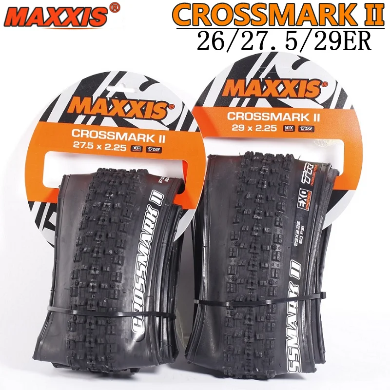 Шины MAXXIS CROSSMARK II разработаны для скорости, переработаны для открытой боковой конструкции ручки управления для универсальных углов 26/27.5/29 дюйма