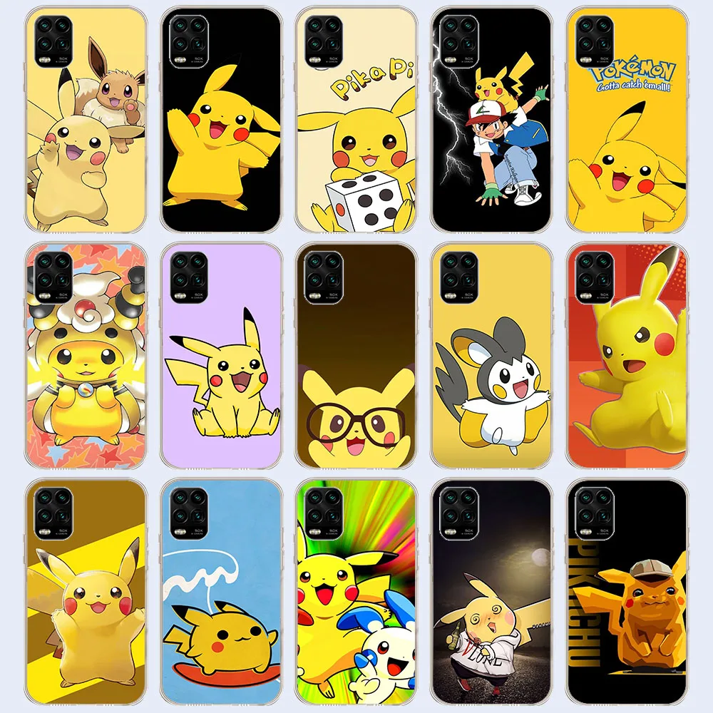 

Soft Case For iPhone 5 5S 6 6S 7 8 X SE 13 Mini Plus Pro Max YS-13 Cute Pikachu