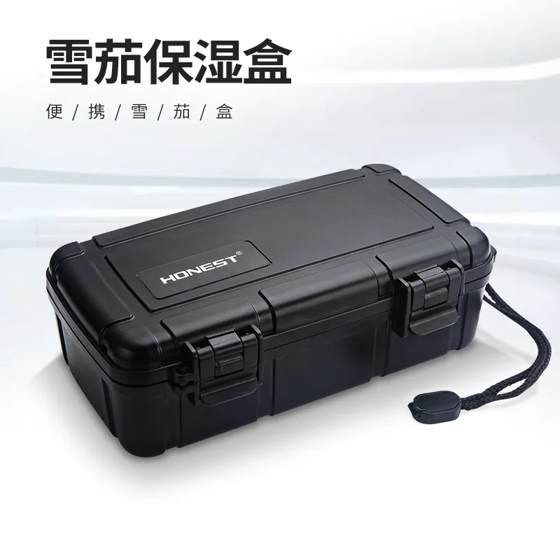 Home Travel Portable Cigar Case Humidor High-strength ABS Waterproof and Moisture-proof 5/10 Cigar Humidor Smoking Accessories