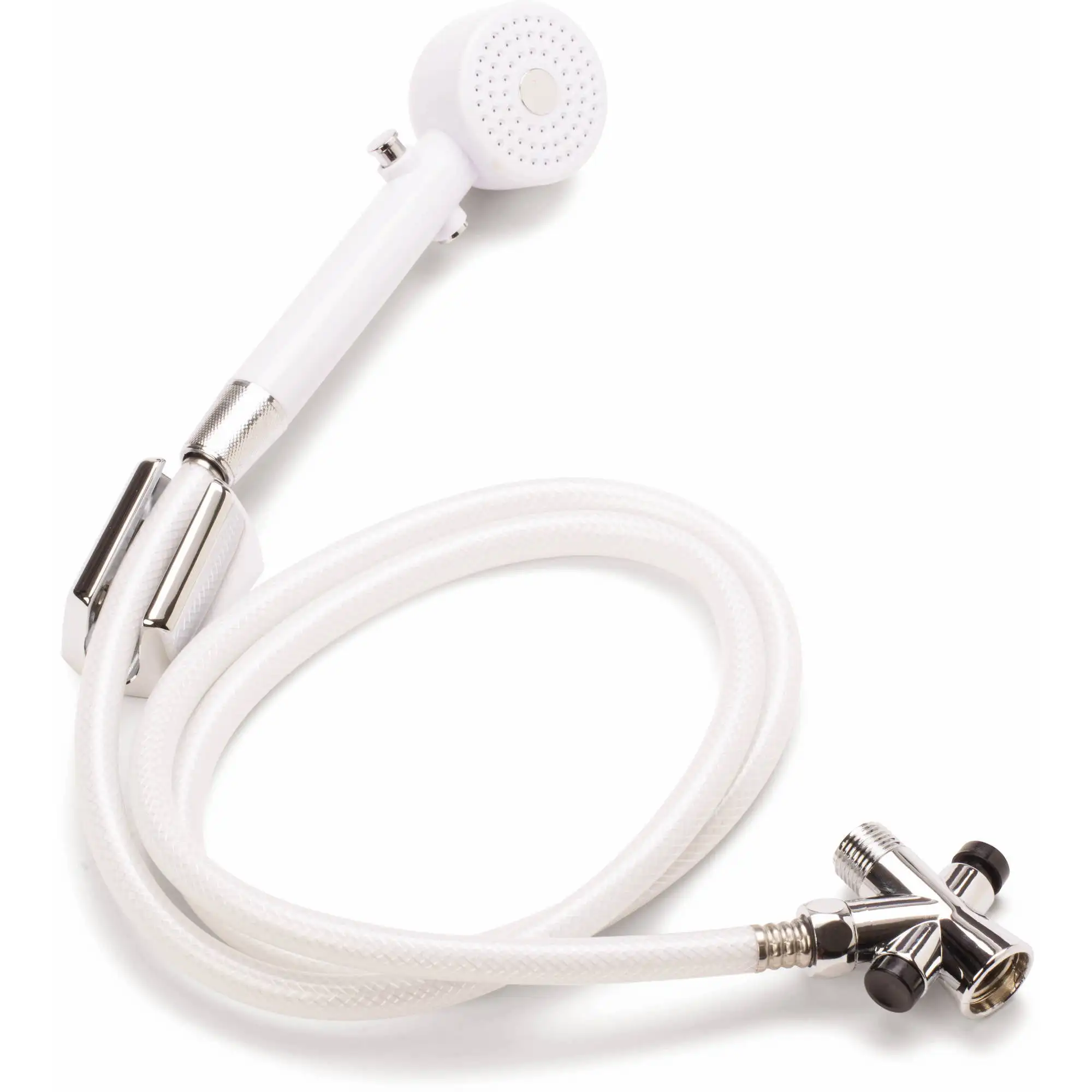 

Handheld Shower Head, 6.5 ft. Hose, White