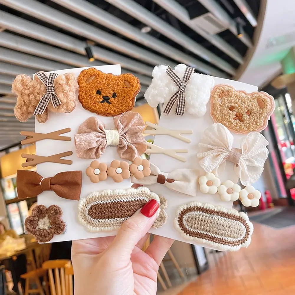 

Hair Accessories Bowknot Hair Grip Children Plush Hair Clip Korean Style Kids Hairpin Cartoon Barrettes Bangs Clip