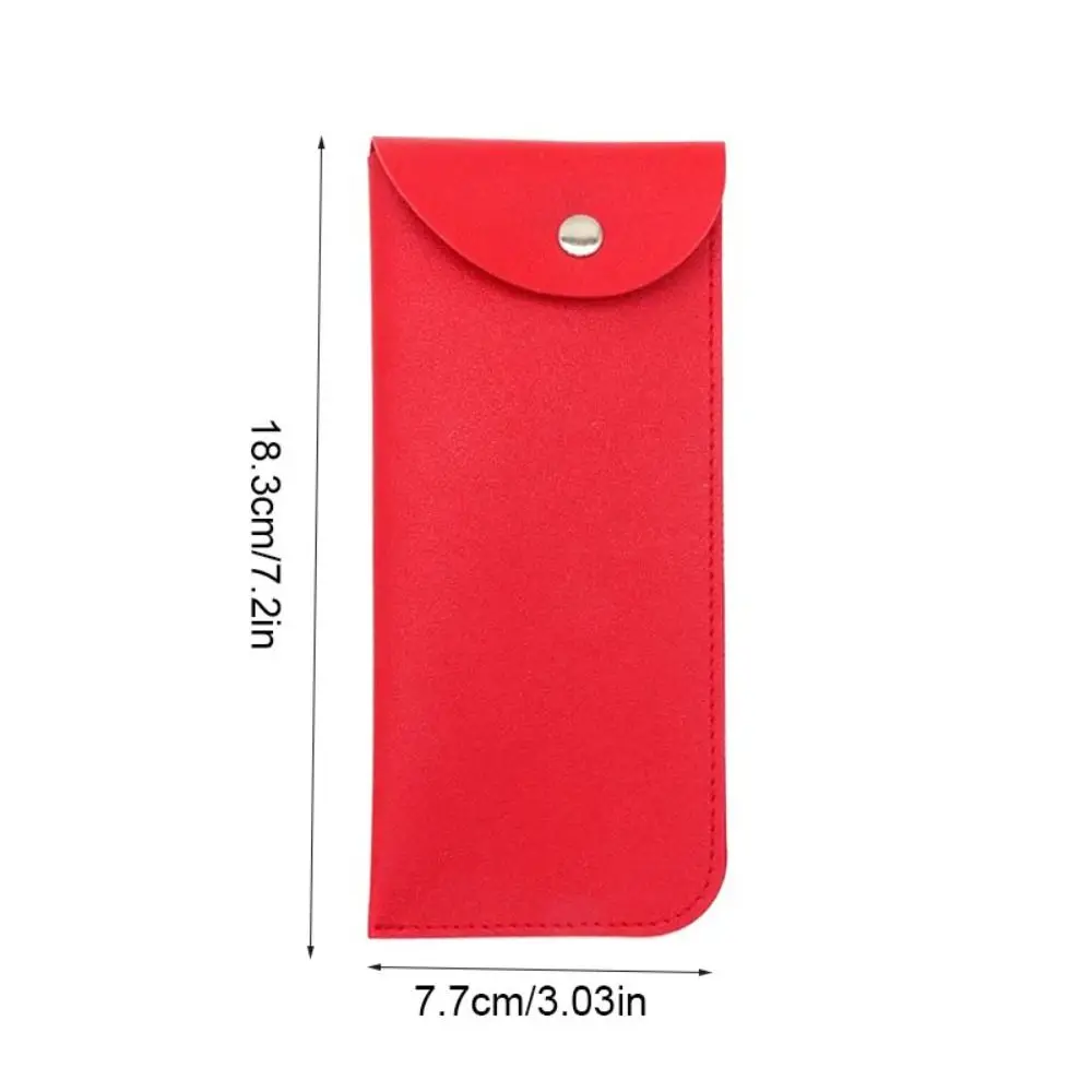 Сплошной цвет сумка для очков из искусственной кожи мелочи ювелирных изделий