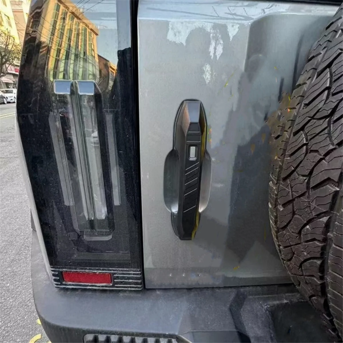 Накладка на ручку двери багажника для Chery Jetour Traveller 2023 2024 аксессуары матовый