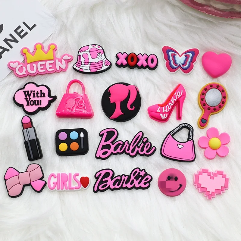 Украшения со стразами для обуви MINISO ПВХ количество 1 - 26 штук цвет и форма в