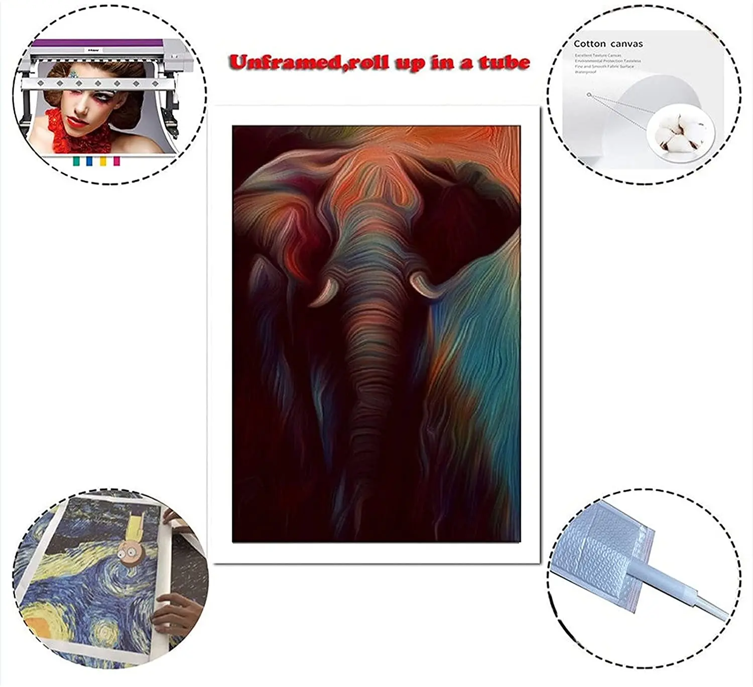 Pinturas De Elefante плакат декоративной живописи картины на холсте Гостиная Плакаты