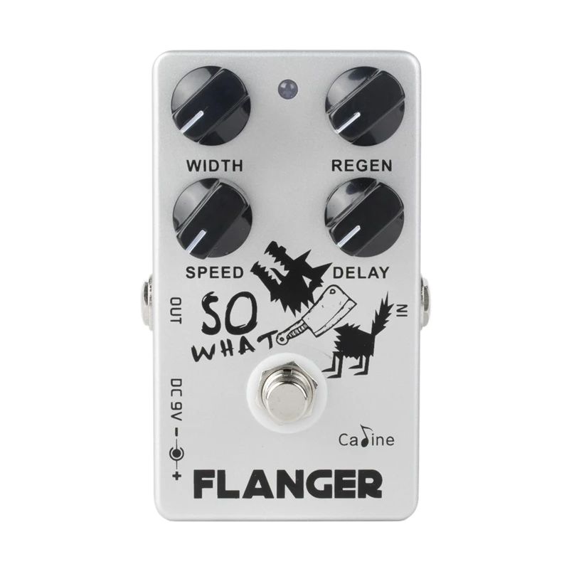 

Caline CP-66 the "SO WHAT" Flanger Guitar Effect Pedal Amplifier Guitar Pedal Accessories