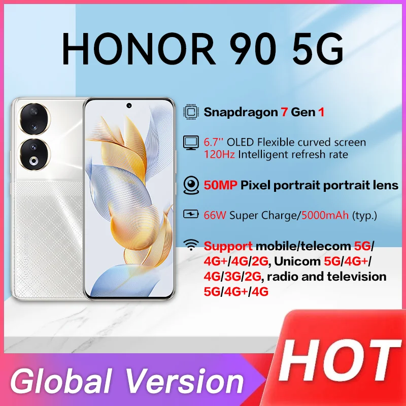 Смартфон HONOR 90 12/256ГБ 12/512ГБ global
