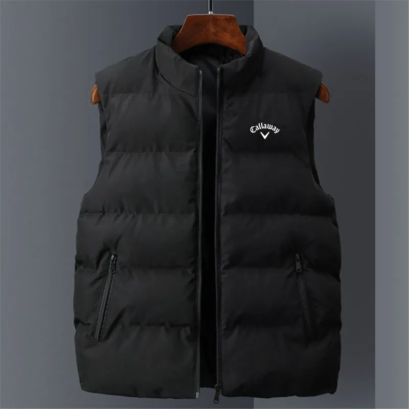 

Spring men's jacket New Style Vest Golf clothing Golf Jacket Fashion Trend Zipper Vest Down Jacket Men Windproof golf wear 2022