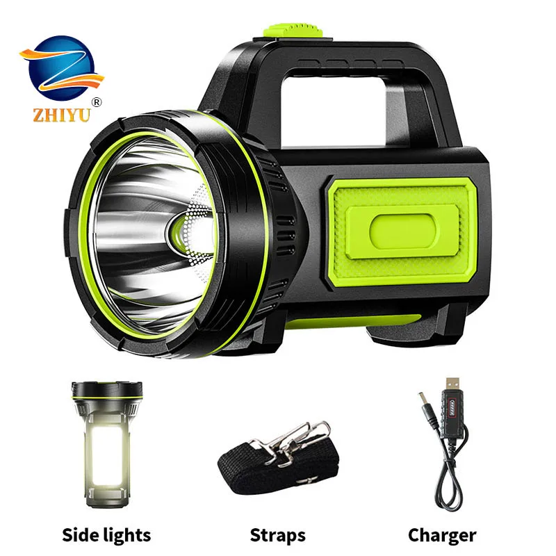 

Strong Light Multifunctional Rechargeable Flashlights LED Ultra Bright FlashlightPortable Searchlight Outdoor Torch for Camping