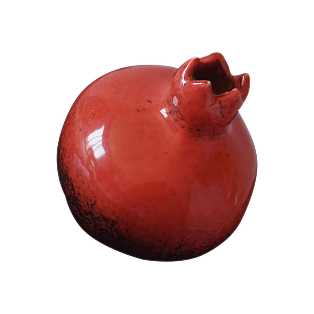 

Small Vase Flower Decor Chinese Vase Ornament Glass Containers Ceramic Pomegranate Vase Chinese Style Easter Table Centerpieces