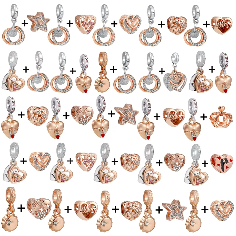 2 шт./партия, Женские Подвески в виде сердца